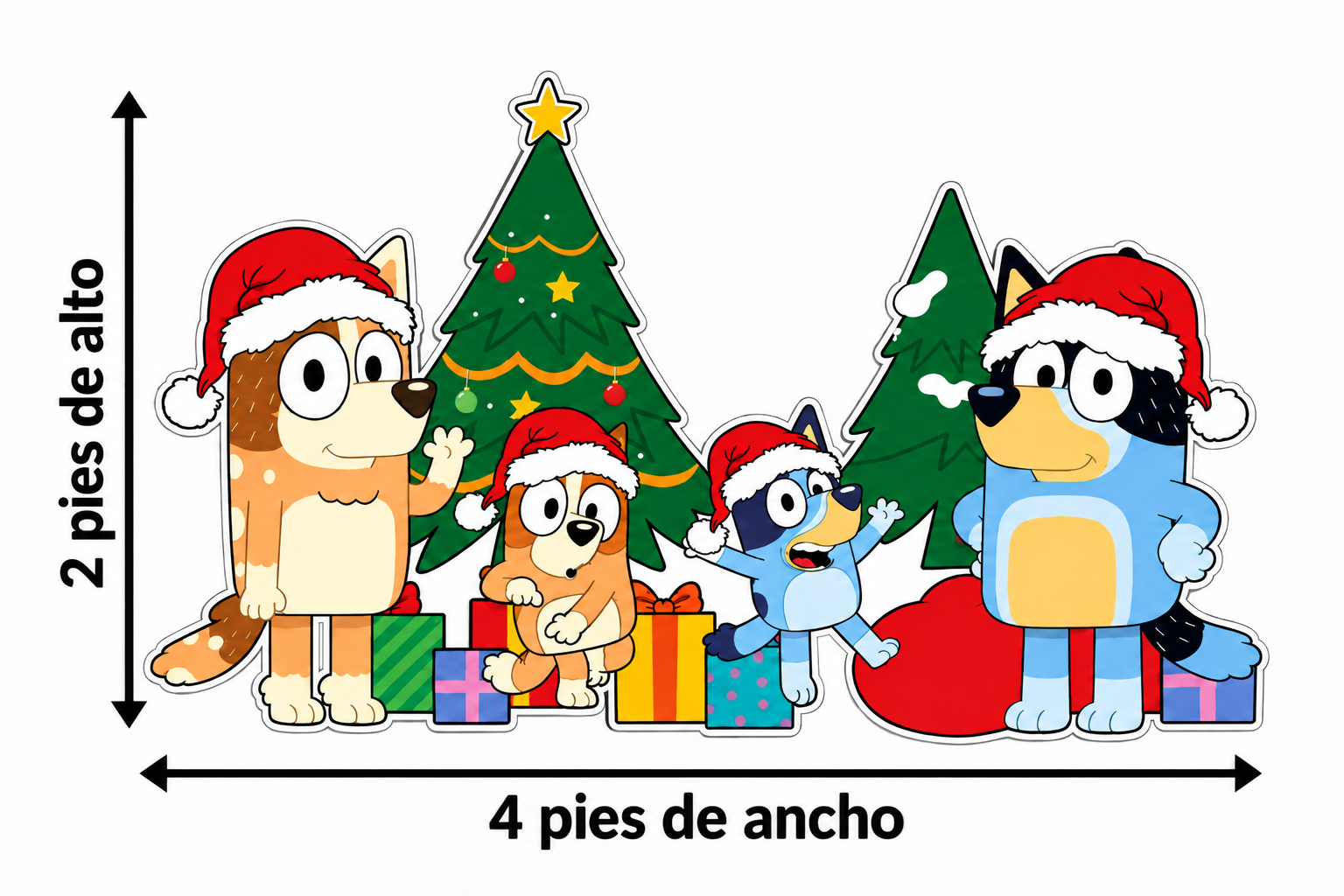 Bluey con Árbol