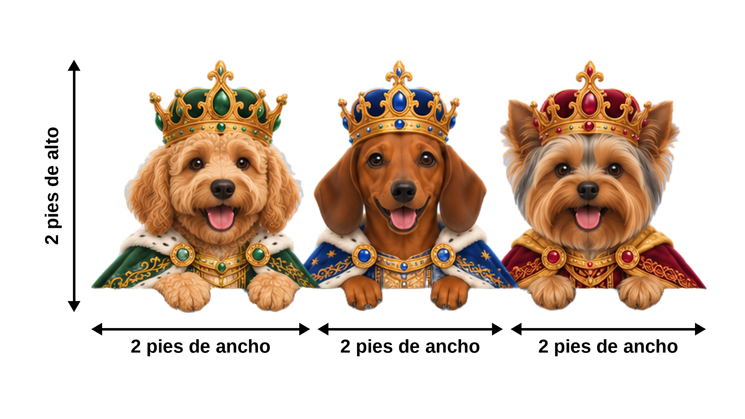 Perritos Reyes Magos